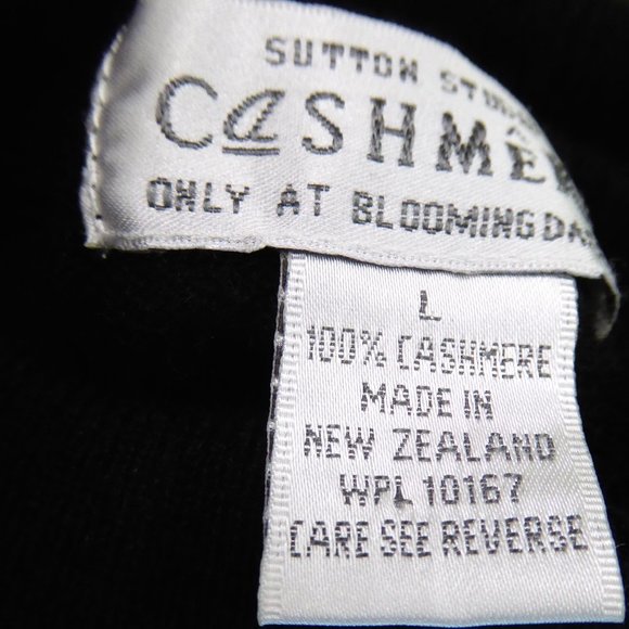 SUTTON STUDIO Bloomingdales CASHMERE Sweater L - Picture 4 of 4